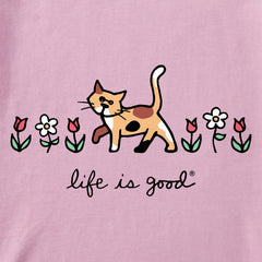 Women's Al with Flowers Short Sleeve Crusher Tee