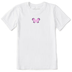 Kids Mini Butterfly Short Sleeve Crusher Tee
