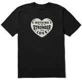 Men's Stronger than Love Heart Short Sleeve Tee