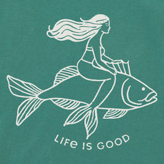 Men's Mermaid Rider Short Sleeve Crusher Tee