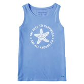 Women's Keys to Happiness Starfish Crusher Tank
