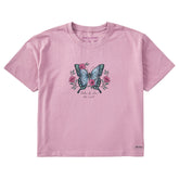 Women's Butterfly Take it Slow Short Sleeve Crusher Boxy Tee