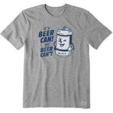 Men's Beer Can Short Sleeve Crusher-LITE Tee