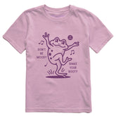Kids Shake Your Booty Frog Short Sleeve Crusher Tee