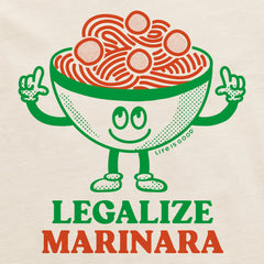 Men's Legalize Marinara Short Sleeve Crusher Tee