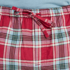 Men's Adirondack Red Holiday Plaid Classic Sleep Pant