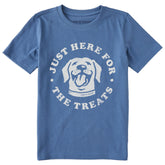 Kids Here for the Treats Short Sleeve Crusher Tee