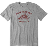Men's Here for the Pizza (Pepperoni) Short Sleeve Tee