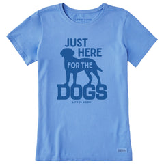 Women's Here for the Dogs Short Sleeve Tee
