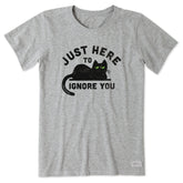 Women's Here to Ignore You Short Sleeve Tee