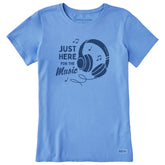 Women's Here for the Music Short Sleeve Tee