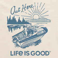 Men's Out Here Speedboat Short Sleeve Crusher Tee