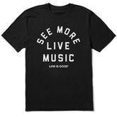 Men's See More Live Music Short Sleeve Tee