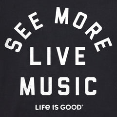 Men's See More Live Music Simply True Fleece Crew