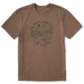 Men's Get Away From it All Mountains Short Sleeve Crusher Tee