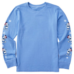 Kids Holiday Willie Long Sleeve Crusher Tee