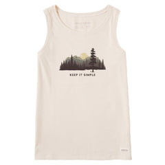 Women's Keep it Simple Evergreen Silo Crusher Tank