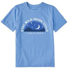 Kids Stay Wild Moon Child Landscape Short Sleeve Crusher Tee