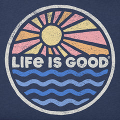 Kids Life is Good Sunset on the Water Short Sleeve Crusher Tee