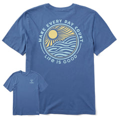 Men's Make Every Day Count Sunset Short Sleeve Tee
