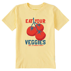 Kids Eat Your Veggies Short Sleeve Crusher Tee