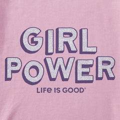 Kids Girl Power Short Sleeve Crusher Tee