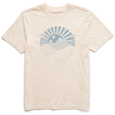 Men's Life is Good Hafltone Sunset Short Sleeve Crusher Tee