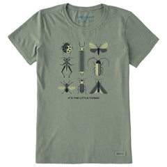 Women's It's the Little Things Bugs Short Sleeve Crusher Tee