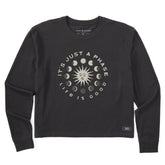 Women's Just a Phase Long Sleeve Crusher Boxy Tee