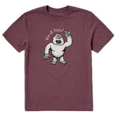 Men's We're All Misfits Snow Monster Short Sleeve Crusher Tee