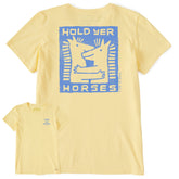 Women's Hold Yer Horses Hug Short Sleeve Tee