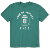 Men's Pour Me Another Zingis Short Sleeve Crusher Tee