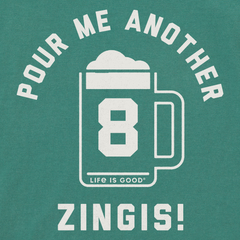 Men's Pour Me Another Zingis Short Sleeve Crusher Tee
