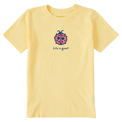 Kids Ladybug Short Sleeve Crusher Tee