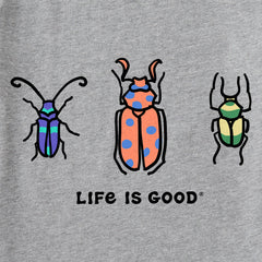 Kids Three Bugs Short Sleeve Crusher Tee