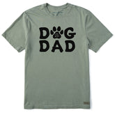 Men's Dog Dad Paw Short Sleeve Tee