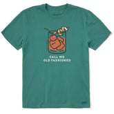 Men's Vintage Call Me Old Fashioned Short Sleeve Crusher Tee