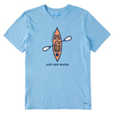 Men's Vintage Just Add Water Kayak Short Sleeve Tee