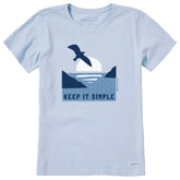 Women's Keep it Simple Gull Short Sleeve Crusher Tee