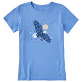 Women's Eagle With Rose Short Sleeve Tee