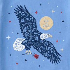 Women's Eagle With Rose Short Sleeve Tee