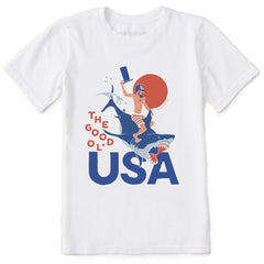 Kids The Good Ol' USA Short Sleeve Crusher Tee