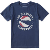 Kids We Invented Basketball Short Sleeve Crusher Tee
