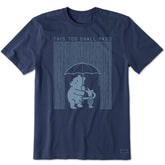 Men's This Too Shall Pass Winnie Short Sleeve Crusher Tee