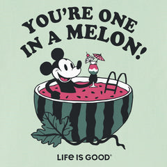 Kids One in a Melon Steamboat Willie Short Sleeve Crusher Tee