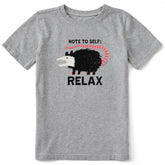 Kids Note to Self: Relax Short Sleeve Crusher Tee