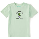 Kids Silly Little Cactus Short Sleeve Crusher Tee
