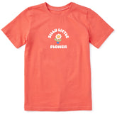 Kids Silly Little Flower Short Sleeve Crusher Tee