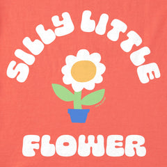 Kids Silly Little Flower Short Sleeve Crusher Tee