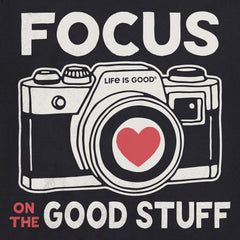 Women's Focus on the Good Stuff Camera Short Sleeve Tee
